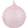 Winward Jim Marvin Light Pink Pearl Glass Ball Ornaments New!