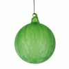 TheHolidayBarn.com Jim Marvin Mint Green Marble Ice Glass Ball Ornaments
