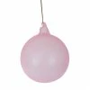TheHolidayBarn.com Jim Marvin Pink Marble Ice Glass Ball Ornaments New!