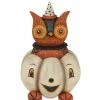Bethany Lowe Owlbert Pumpkin Carriage New!