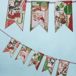 Bethany Lowe Jolly Retro Christmas Garland