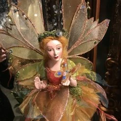 New! Katherine's Collection Fairy On Glass Orb