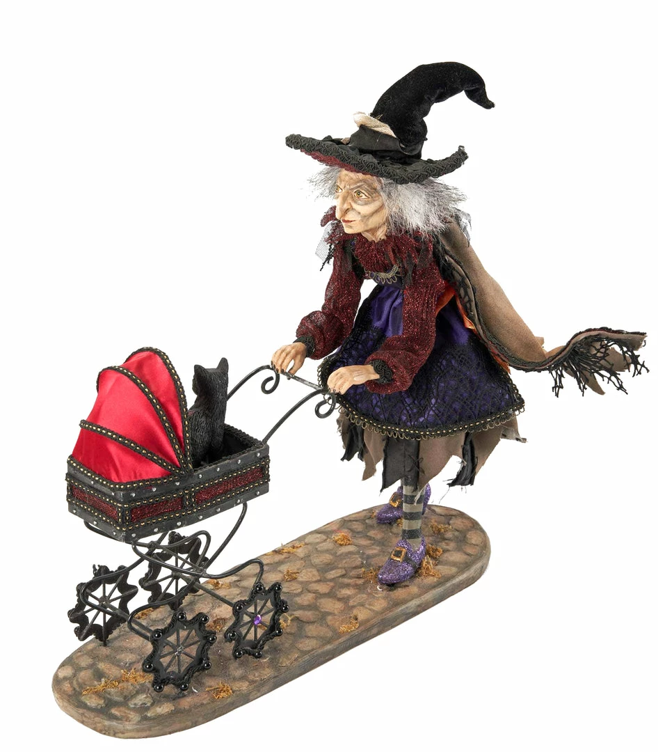 Katherine's Collection New! Willinda Witch With Pram 4 Katherine's Collection New! Willinda Witch With Pram