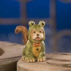 Bethany Lowe New! Kermutt, Dog In Frog Costume Figurine