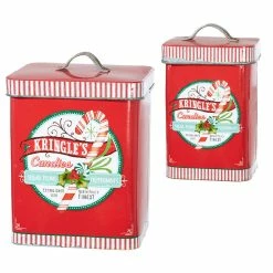 Raz Kringle's Candies Metal Containers
