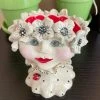 Teyros New! Lady Head Art Pottery Container, Daisy Ruff 2 2 Teyros New! Lady Head Art Pottery Container, Daisy Ruff 2