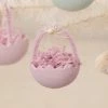 Bethany Lowe Lavender Cracked Egg Ornament New!