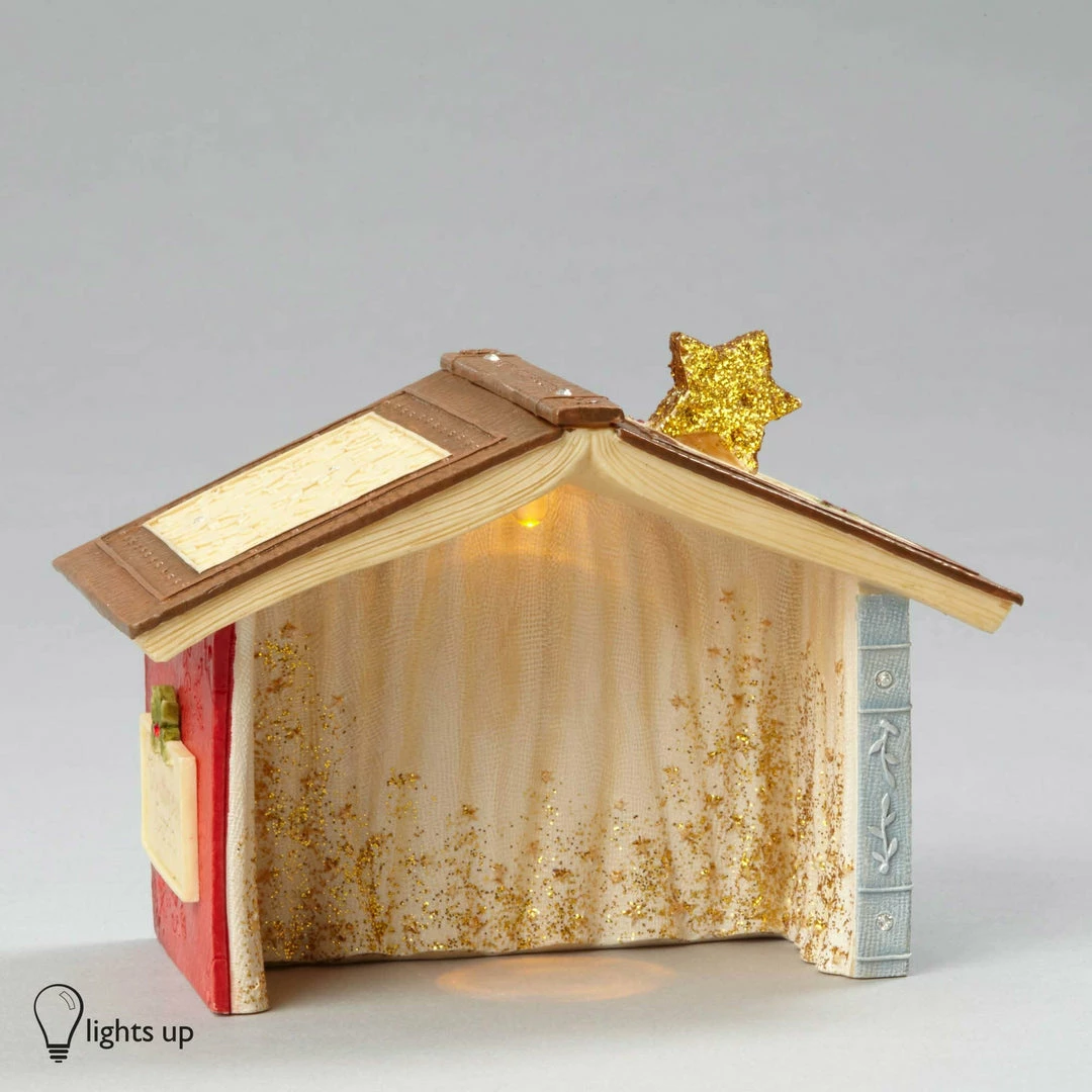 Heart Of Christmas Lighted Nativity Creche, Mini 4 Heart Of Christmas Lighted Nativity Creche, Mini