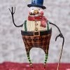 Lori Mitchell Good Tidings Snowman Figurine Christmas 1 Lori Mitchell Good Tidings Snowman Figurine Christmas