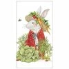Mary Lake-Thompson Bunny Gardener Flour Sack Towel