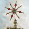 Bethany Lowe Merry & Bright Starburst Tree Topper New!