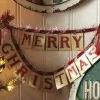 Raz New! Vintage Merry Christmas Banner 2 Raz New! Vintage Merry Christmas Banner