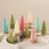 Bethany Lowe Mini Pastel Bottle Brush Trees New!