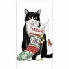 Mary Lake-Thompson Mischievous Christmas Kitty Flour Sack Towel 2 Mary Lake-Thompson Mischievous Christmas Kitty Flour Sack Towel