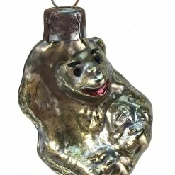 Nostalgie Christbaumschmuck Vintage Patina Glass Monkey Ornament