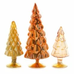 Cody Foster New! Orange Candy Glass Trees