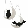 Bethany Lowe Over The Moon Tin Ornaments