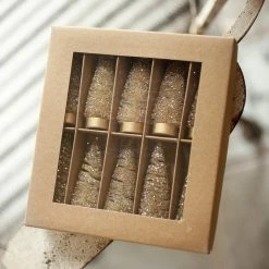 Bethany Lowe Peaceful Mini Bottle Brush Trees