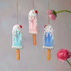 Glitterville New! Popsicle Ornaments