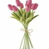 K&K Interiors Realistic Tulips, Fuchsia 1 K&K Interiors Realistic Tulips, Fuchsia
