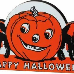Primitives By Kathy New! Retro Happy Halloween Chunky Sitter
