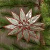 Ragon House Retro Metal Poinsettia Clip Ornament New!