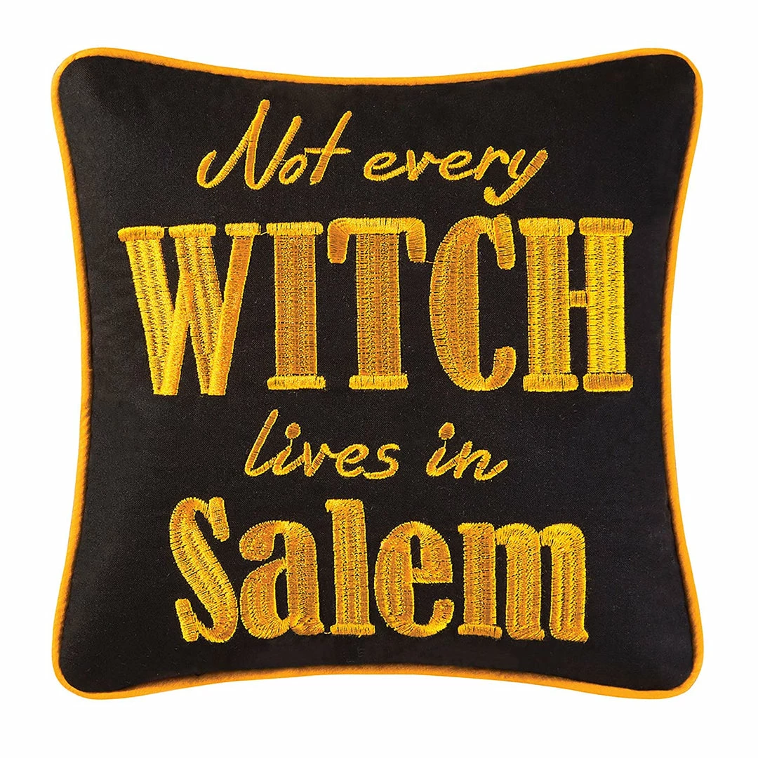 TheHolidayBarn.com New! Salem Witch Pillow 3 TheHolidayBarn.com New! Salem Witch Pillow
