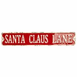 Raz New! Santa Claus Lane Street Sign
