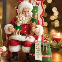 Enesco Santa Brings Dog Treats