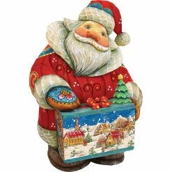 G. DeBrekht Christmas Santa With A Toy Train - Secret Box