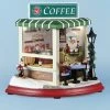 The Holiday Barn Santa's Coffee Shop Music Box 1 The Holiday Barn Santa's Coffee Shop Music Box