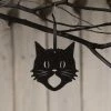 Bethany Lowe Scaredy Cat Silhouette Ornament
