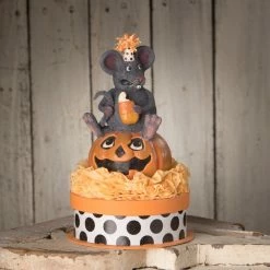 Bethany Lowe New! Scaredy Mouse On Box