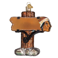 Sequoia National Park Ornament Glass Camping Ornaments Old World Christmas