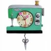 Allen Designs Green Sewing Machine Clock Clocks 2 Allen Designs Green Sewing Machine Clock Clocks