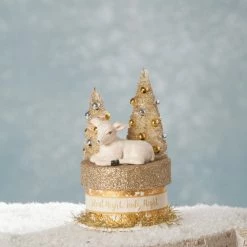 Bethany Lowe Silent Night Little Lamb Box
