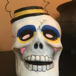Cody Foster Halloween Retro Skull Candy Bucket