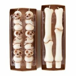 One Hundred 80 Degrees Skulls & Bones Taper Candles