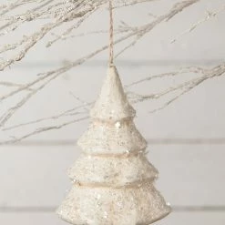 Bethany Lowe Snowy Christmas Tree Ornament