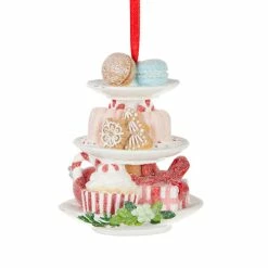 Raz New! Sweet Treats On Tiered Tray Ornament