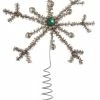 ShiShi Tinsel Snowflake Tree Topper New!