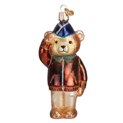 Old World Christmas Air Force Bear Ornament