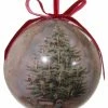 ShiShi Victorian Christmas Decoupage Ball Ornament, Christmas Tree 2 ShiShi Victorian Christmas Decoupage Ball Ornament, Christmas Tree