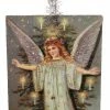 ShiShi Vintage Christmas Angel Postcard Ornament