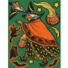 Beistle Beistle Vintage Halloween Vintage Witch Peel 'N Place Decals 1 Beistle Beistle Vintage Halloween Vintage Witch Peel 'N Place Decals