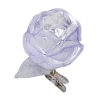 Inge Glass Violet Blossom Flower Clip Ornament