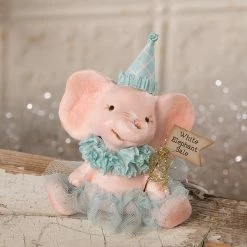 Bethany Lowe New! White Elephant Sale Figurine