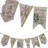 Bethany Lowe Wishes Pastel Vintage Christmas Garland