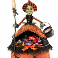Katherine's Collection Lylah Witch Candy Container New! 7 Katherine's Collection Lylah Witch Candy Container New!