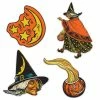 Beistle Beistle Vintage Halloween Witch, Moon & Pumpkin Cutouts
